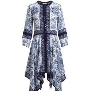 NWT Joie Paisley Print Silk Dress